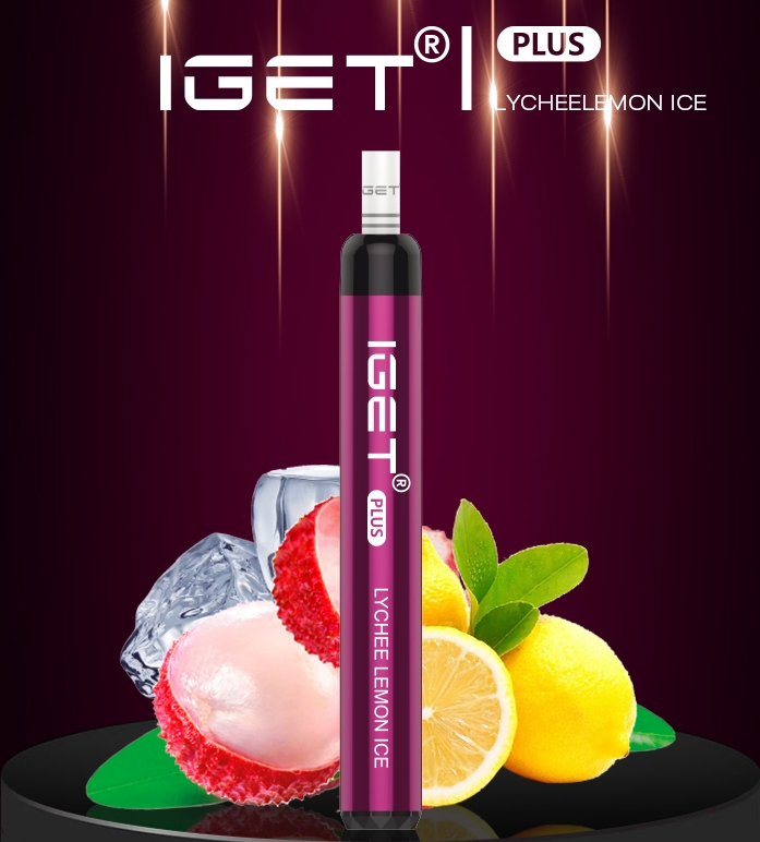 IGET Plus 1200 Puffs Vape - Litsi Sitruunajää: Raikas ja Kätevä Vaping-Kokemus Suomen Markkinoille