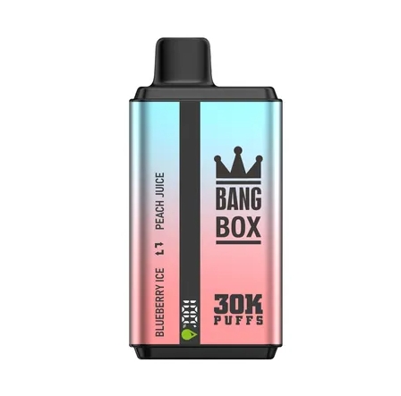 Bang Box 30000 Puffs Kahta Makua - mustikkajäätelö & persikkamehu | Kertakäyttöinen Vape: Vapingin Uusi Tähti Suomessa