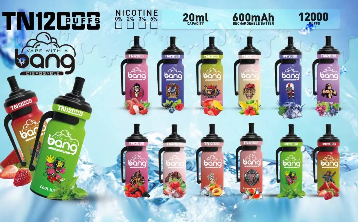 Bang Vape TN12000 Puffs - Cool Mint: Suomalaisten Jäätävän Raikkaan Virkistysveto