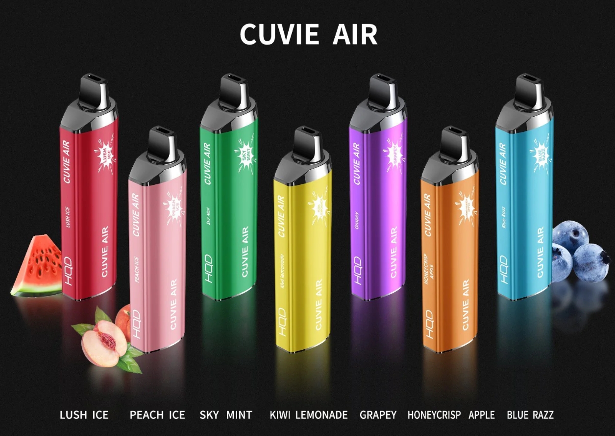 HQD CUVIE AIR 4000 Puffs: Persikkajäätä-Suudelma, Jota Suomi Ihailee – Keveys, Kestävyys ja Kirkas Maku