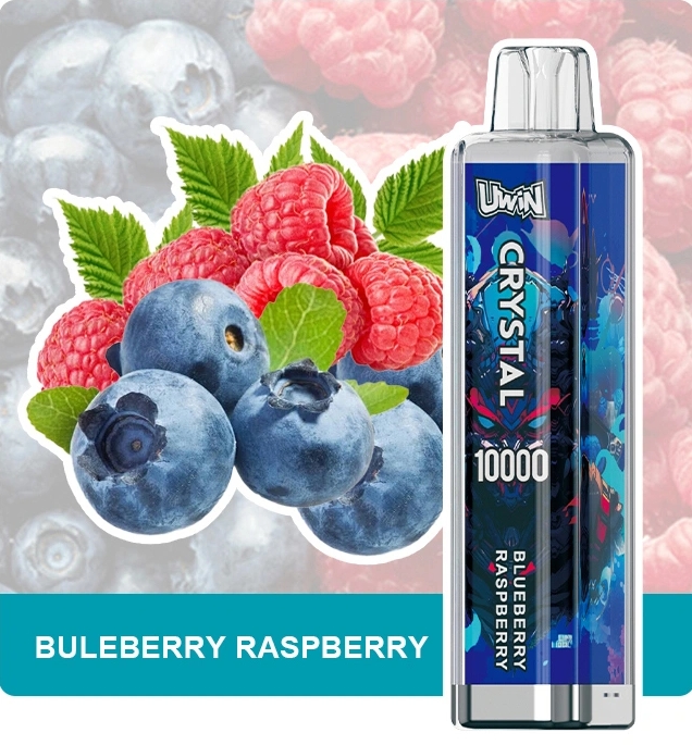 UWIN CRYSTAL 10000 Puffs Vape - Mustikka Vadelma: Raikas ja Tyylikäs Valinta Modernille Vapaajalle