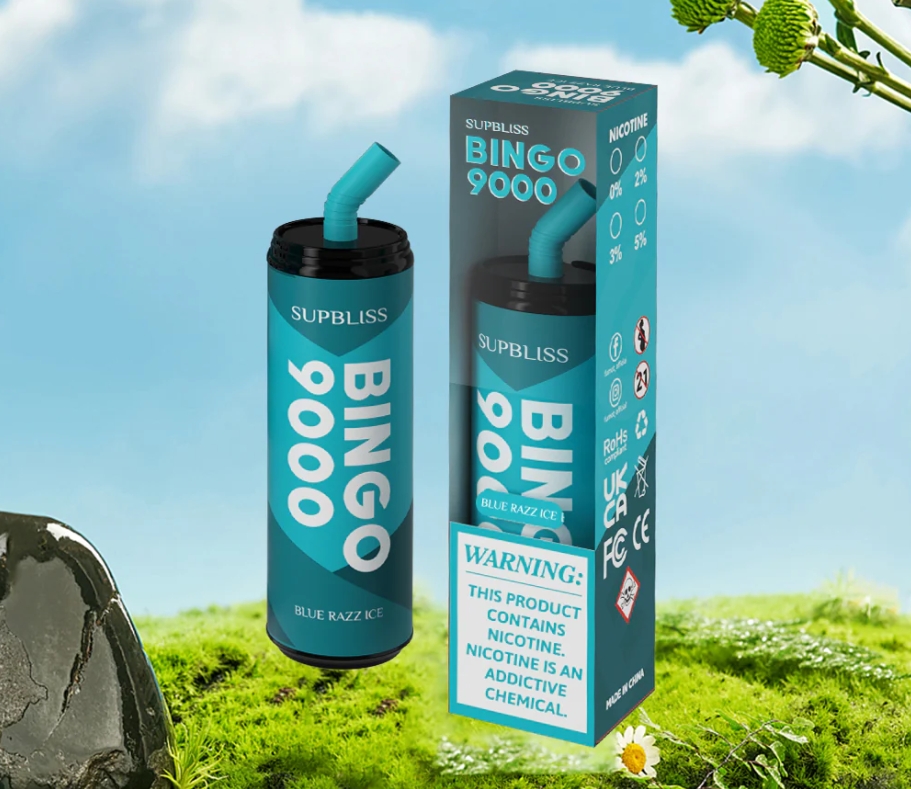 Fumot Supbliss Bingo 9000 Puffs - Sininen Razz-Jää: Suomen Kesän Virkistävä Voittaja