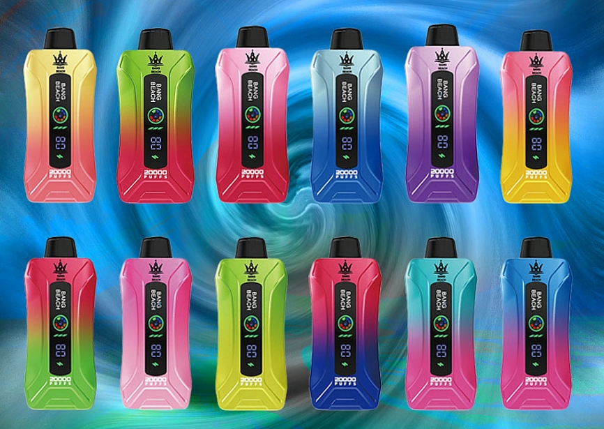 Bang Beach 20000 Puffs Smart Screen Vape - Hapan Omena: Kesän Virkistävä Energiapommi Älykkäällä Sydämellä