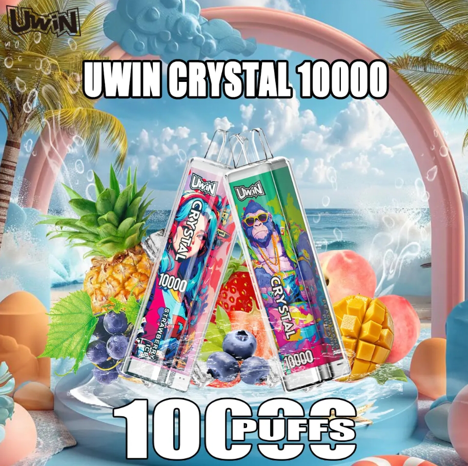 UWIN CRYSTAL 10000 Puffs Vape - Mustikka Vadelma: Raikas ja Tyylikäs Valinta Modernille Vapaajalle
