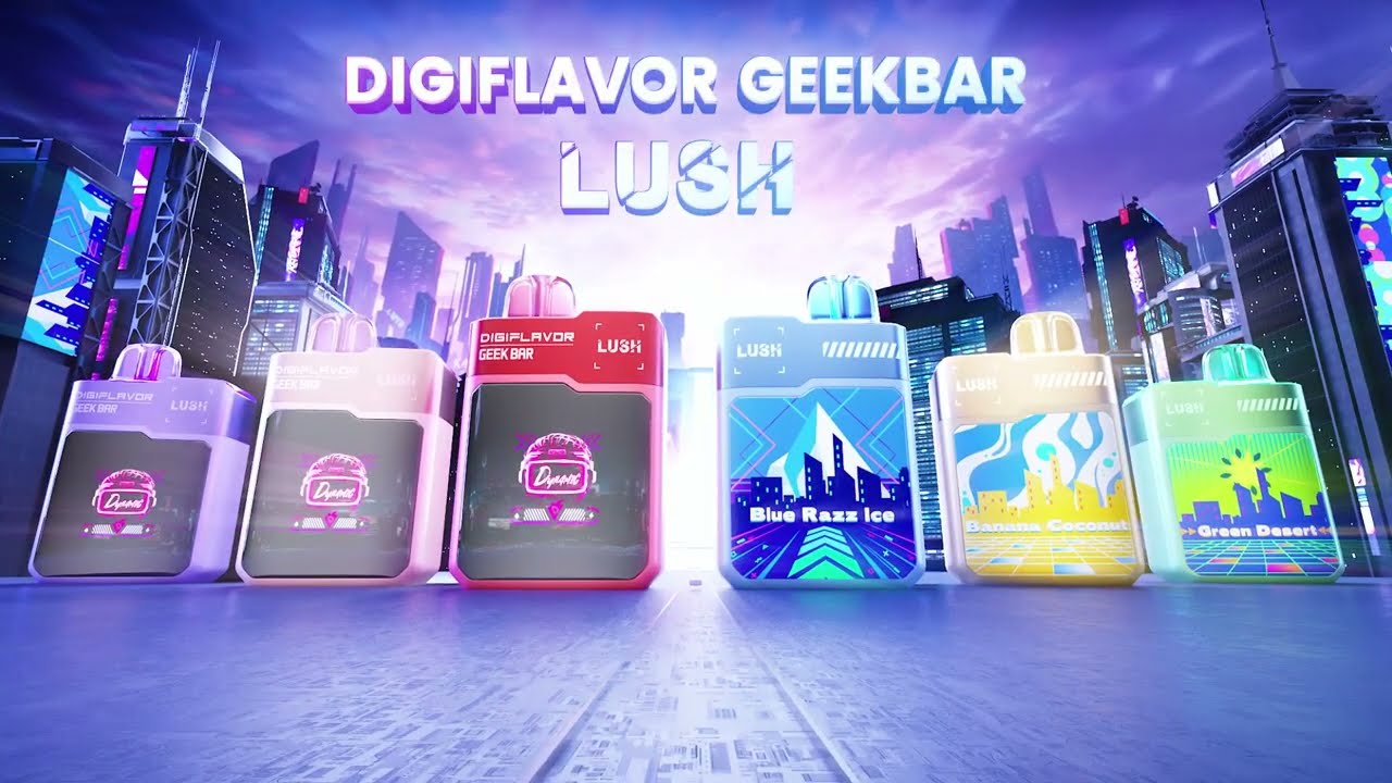 Digiflavor Geekbar LUSH 20000 Puffs: Vesimeloni Jäätä - Suomen Kesän Lohduttaja Talvellakin