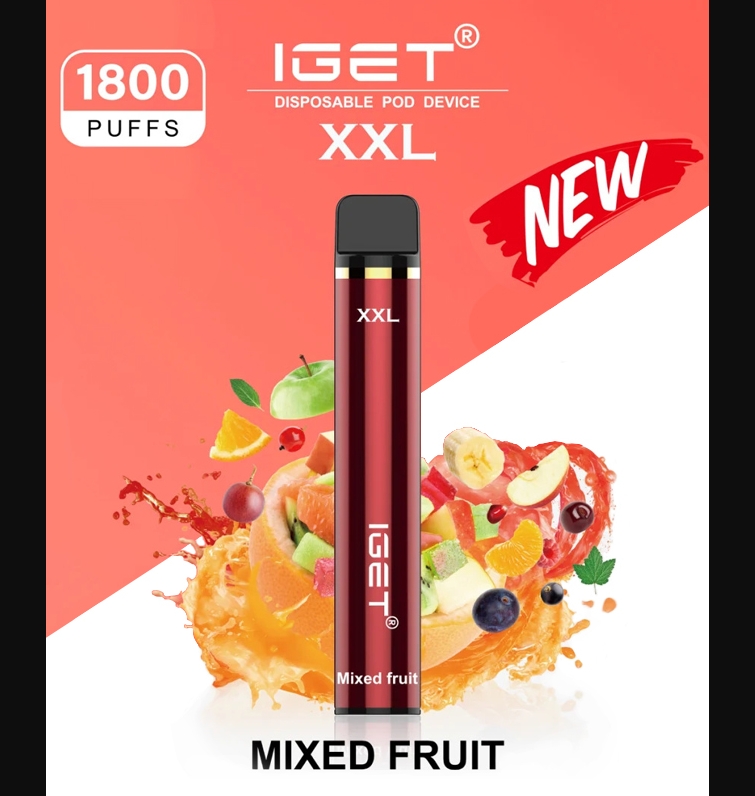 IGET XXL 1800 Puffs: Sekalaisten Hedelmien Maailmaan Upottava Elämys