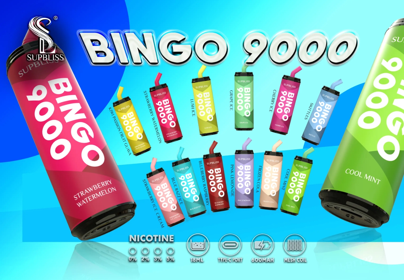 Fumot Supbliss Bingo 9000 Puffs - Sininen Razz-Jää: Suomen Kesän Virkistävä Voittaja