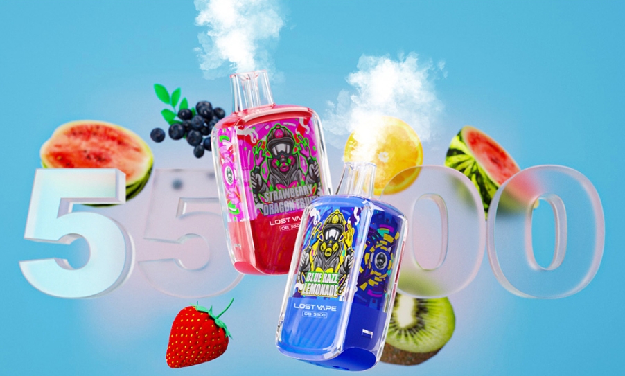 Lost Vape Orion OB5500 Puffs Vape - Ananas Kookos: Tropiikin Henkäys Suomalaisin Ajoin